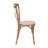 Arquit Stackable Cross-Back Wooden Bistro Chair-125313788-125324606