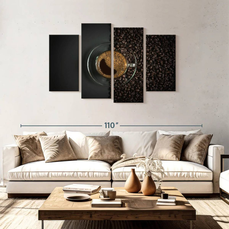Yarlin Simple Coffee, 48" H x 75" W
