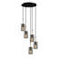 Luminaire suspendu cylindrique à 5 lumières-814172011
