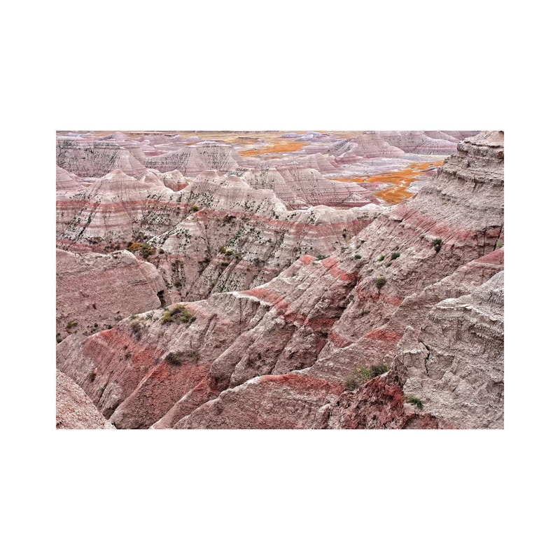 Badlands by Brian Wolf - Wrapped Canvas Print, 20.32cm H x 30.48cm W x 1.91cm D