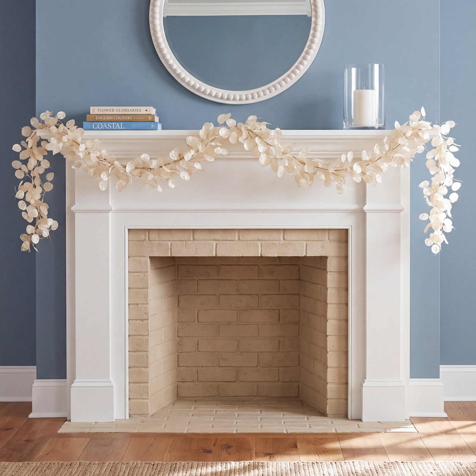 Faux Translucent Garland, 8' L