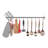 Boothe Metal Straight Wall Mounted Pot Rack-1084711140
