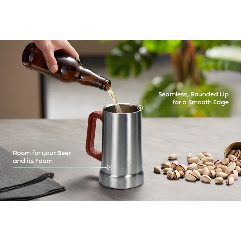 Stainless Steel Camping Mug, Silver
