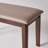 Solid Wood Bench with Tech Fabric Cushion