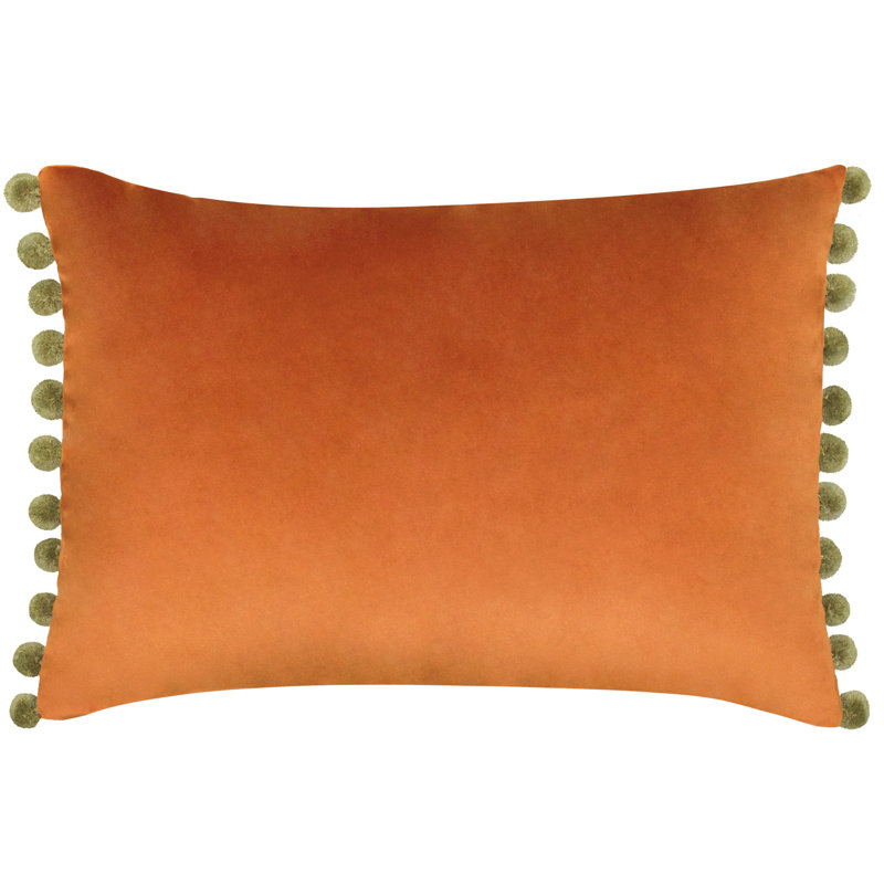 Theis Rectangular Cushion Cover, Magenta, Feather