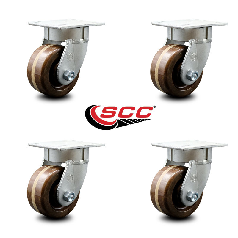 Kingpinless High Temp Swivel Caster