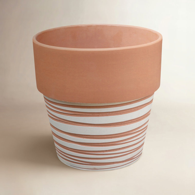 Pot Planter, 9.4" H x 9.4" W x 9.4" D