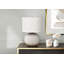 Lighting, 21 po, lampe de table, céramique crème, abat-jour ivoire / crème, moderne