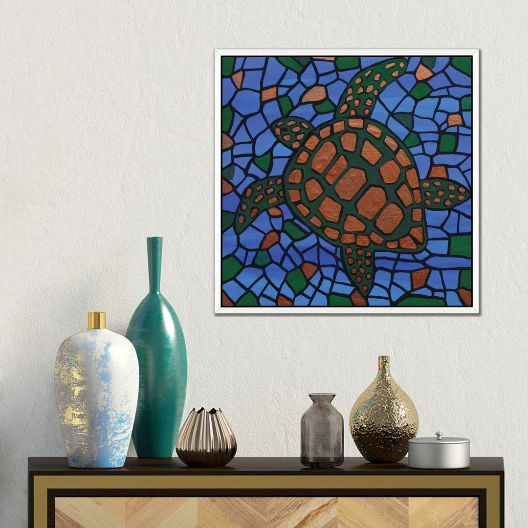 Schildkröte von Rachel Olynuk - Galerie-verpackte Leinwand Giclée auf Leinwand