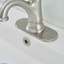 Robinet pour salle de bain à poignée simple avec drain-105190012