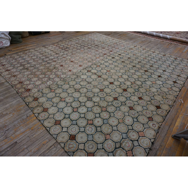 Tapis carré antique Antique Folk Art