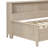 Twin Size Wood Daybed With Storage Shelves And 3 Drawers, Antique White Milk