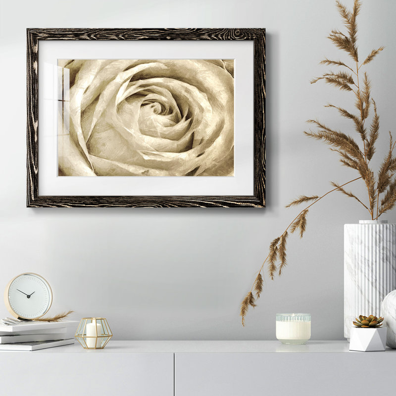 Fleur murale neutre IV, H 28 po x l 42 po x P 1,5 po, Noir