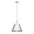 Manila 1 - Light Dome Cone Pendant in Chrome/Polished Nickel-856035850