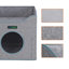 Habitation pour chat 15 po pliable avec surface couchée et 2 coussins réversibles-58035552