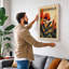 La Botanique Art Deco - Wrapped Canvas-1663686993-1663686997
