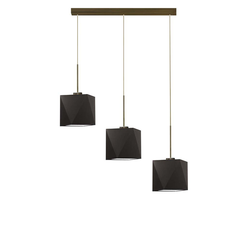 Deneise 3 - Light Kitchen Island Pendant, Brown, Brown