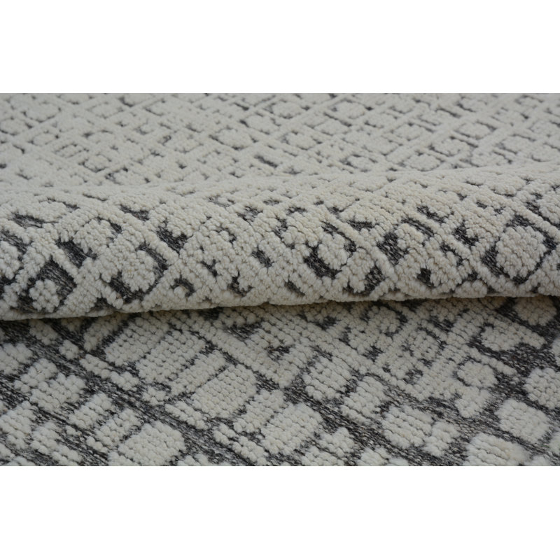Wool Abstract Area Rug