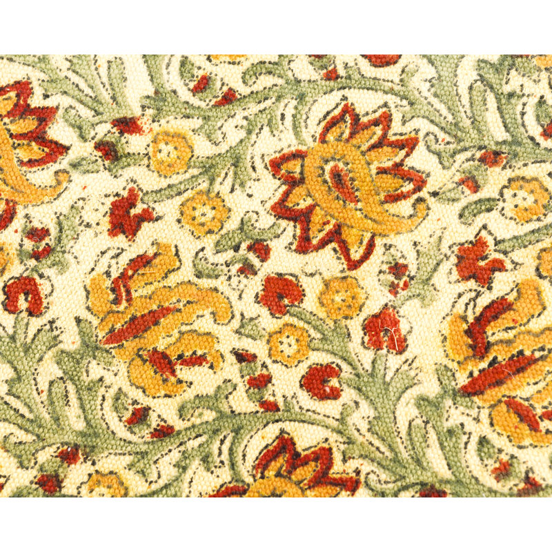Anais Cotton Floral Indoor Rug