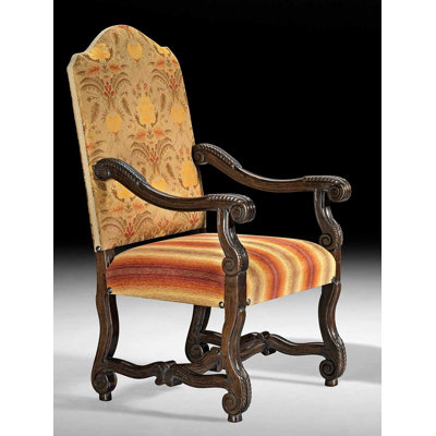 Fauteuil rembourré beige