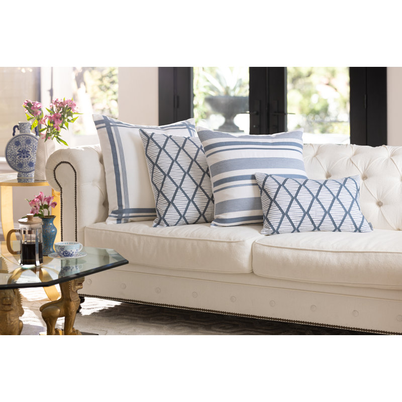 Brook Linen Square Pillow Cover & Insert