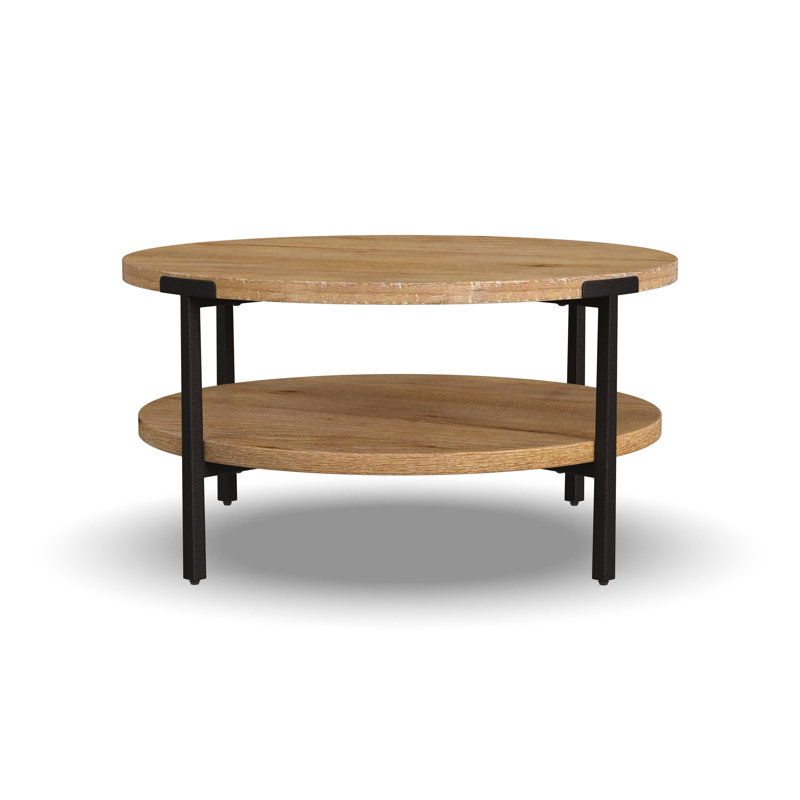 Solid Wood Top Single Coffee Table