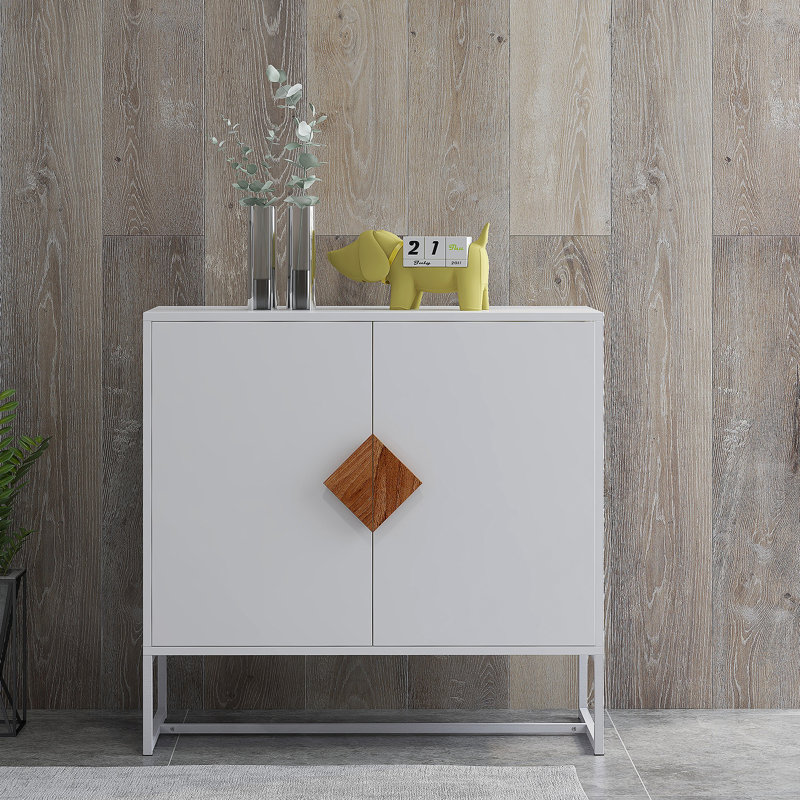 Buffet de 31,77 po Balliett, Blanc / brun