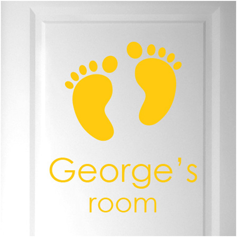 Wall Decal, Dark Yellow