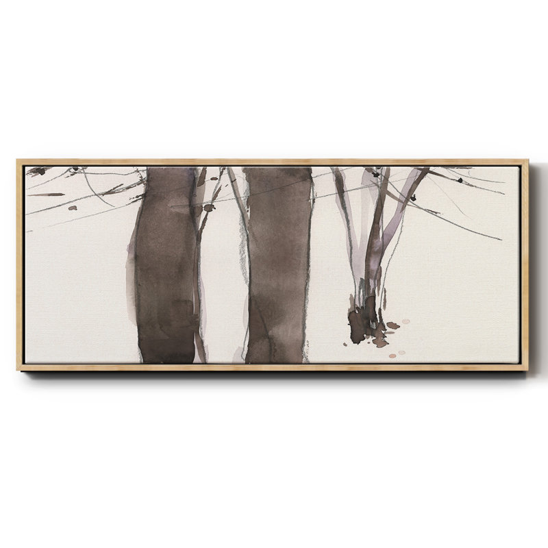 Under the Winter Tree II- Framed Canvas, 24" H x 60" W