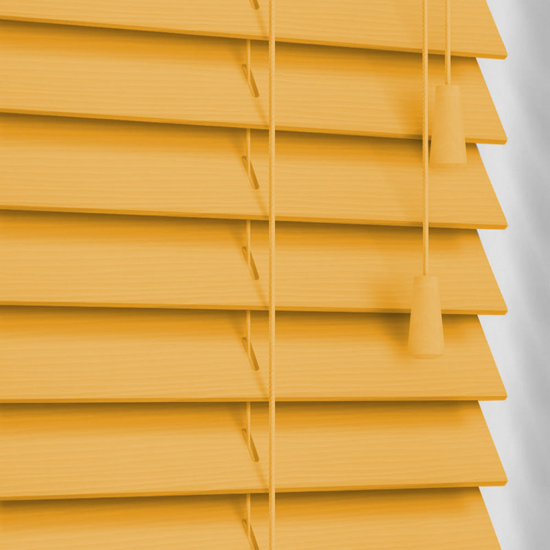 Semi Sheer Horizontal/Venetian Blind, Teakwood, 114 cm L x 12 cm W