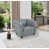 Grey Faux Leather