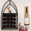 Armoire à vin 2 pièces avec forme pour spiritueux et rangement dans la cuisine