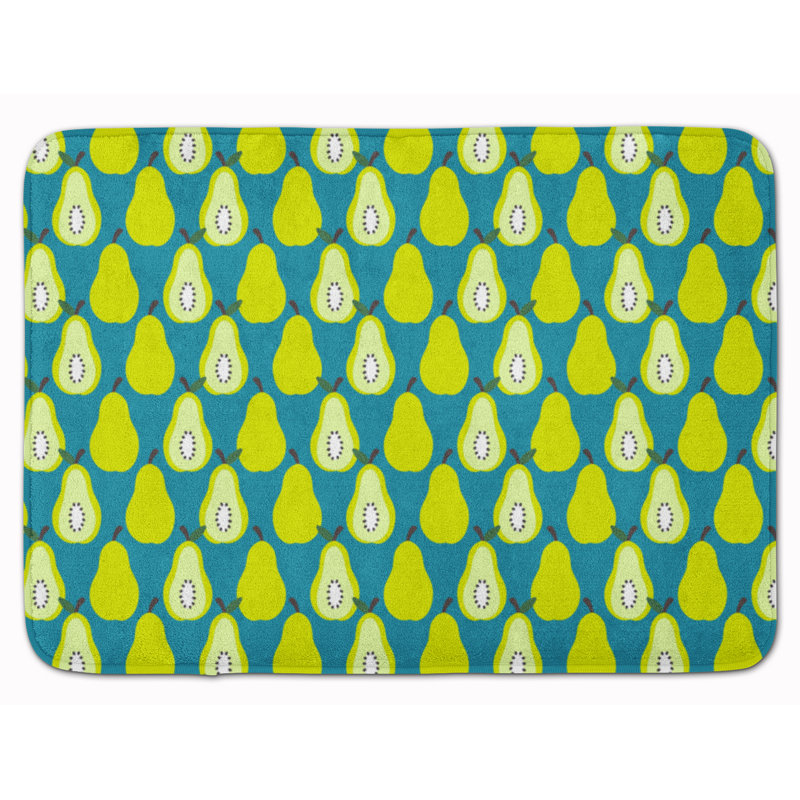 Donohoe Memory Foam Non-Slip Bath Rug, Green