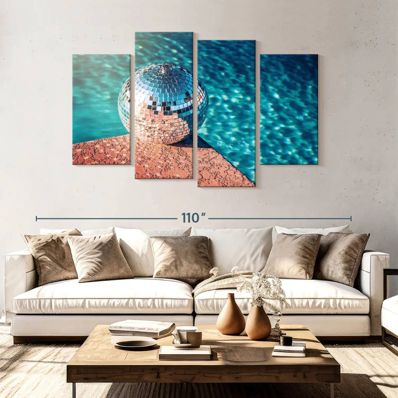 Abarca Disco Ball, 54" H x 84" W