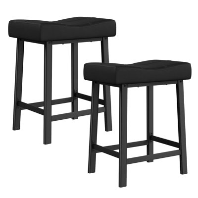 Bar Stool with Iron Frame