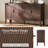 Martha Daniel 58" W Mid-Century Modern Fluted 4-Door Sideboard with Adjustable Shelves and Cable Management