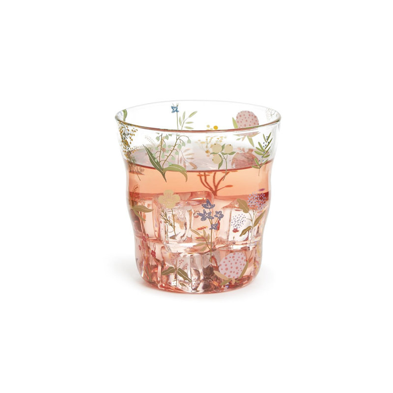 Verre à whisky transparent double 12 oz H 3,5 po Garden Delight