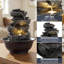 Tabletop Water Fountain Indoor Desktop Cascading Water Feature