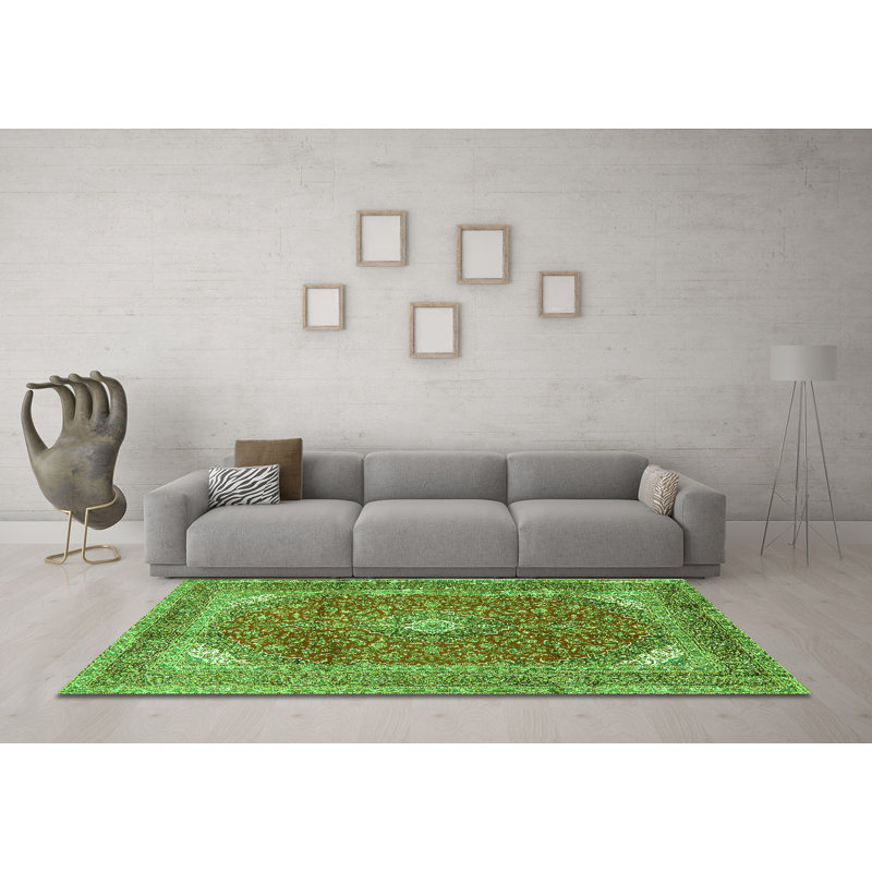 Performance Oriental Indoor Rug, Round 6'
