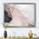 Gris et blanc marbré fluide - art mural moderne sur toile