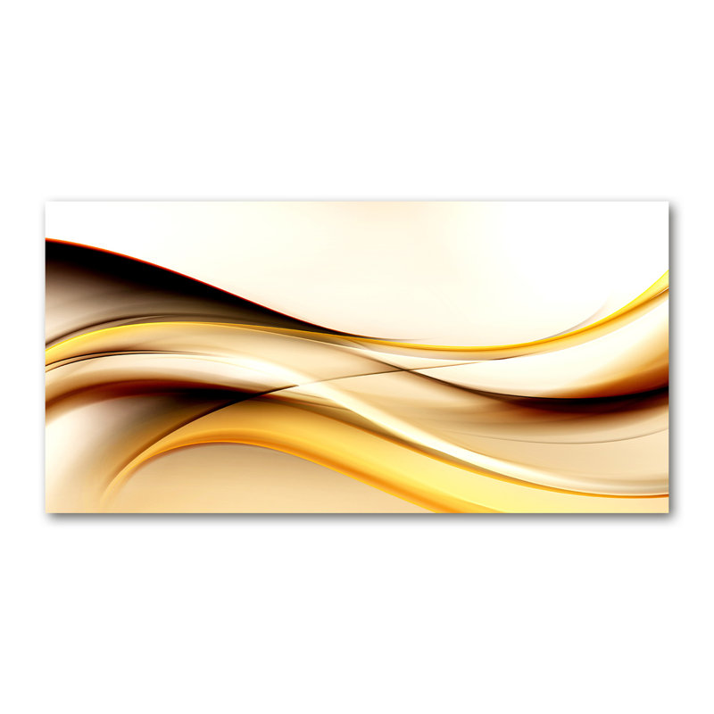 Abstract Waves - No Frame Print on Canvas