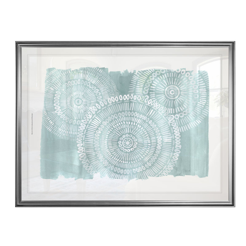 «Papercuts II», reproduction, H 20 po x l 24 po x P 1,5 po, Cadre argenté