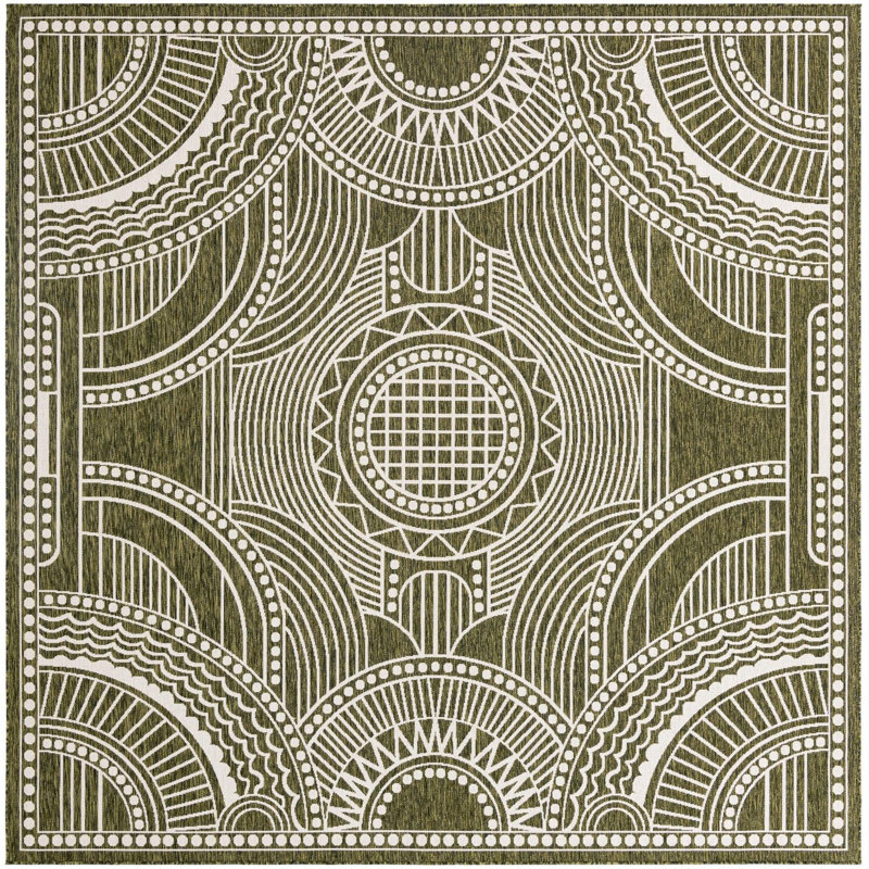 Tapis vert Aucun, Carré 10 pi