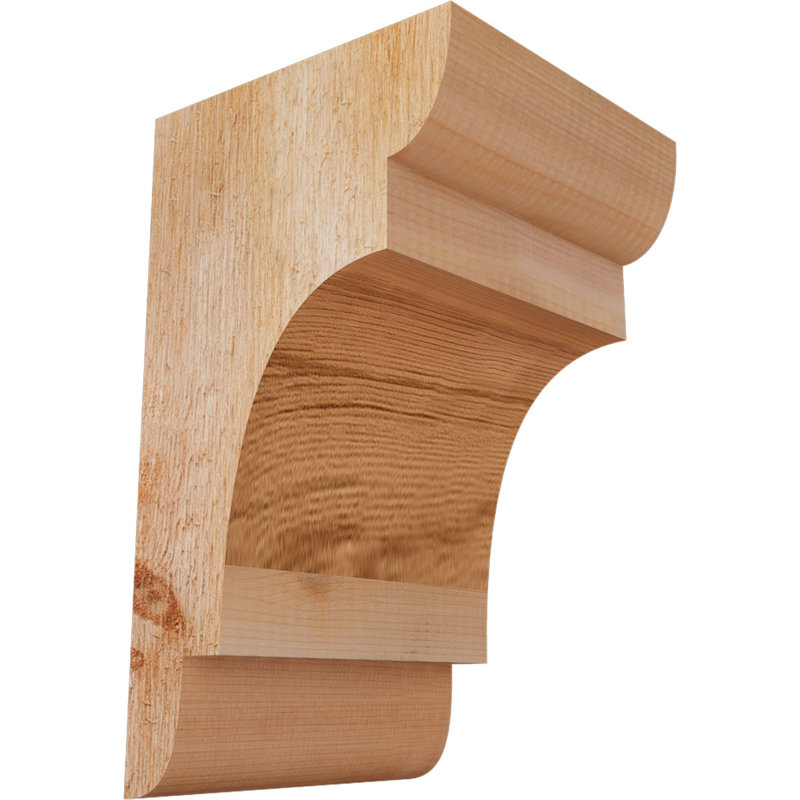 New Brighton Corbel, H 10 po x l 6 po x P 6 po, Cèdre rouge, Sciage brut
