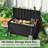 Vbal 100 Gallons Water Resistant Resin Lockable Deck Box-91218886