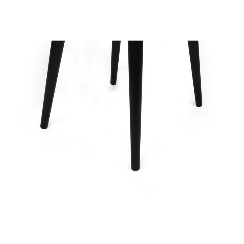 Ensemble de chaises en tissu de velours moderne (2 pièces), anthracite et noir | Cadre 100% bois avec pieds en bois de charme | Dimensions: 19,7 po x 35,4 po x 19,3 po | Hauteur de l'assise: 15,9 pouces | Durable, élégant et confortable pour la salle à manger ou le salon