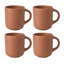 Bloomhouse Corcisa Clay 4 Piece Mug Set-35714728