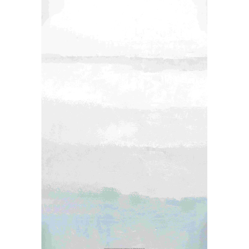 Doux bleu abstrait - peinture sur toile tendue, H 18 po x l 12 po