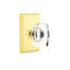 Passage Windsor Crystal Knob with Rectangular Rose-1608836605