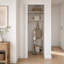 Ydor by Wayfair™ 80 in. H PVC / Vinyl Primed Accordion Door-137922248